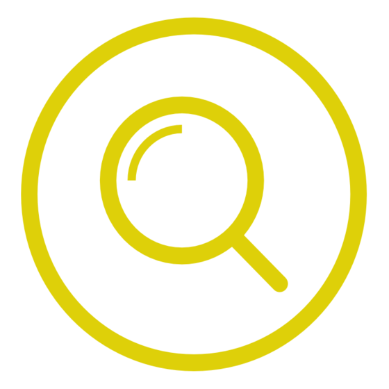 Öffnet den Servicebereich "Glossar". Beschreibung: Eine gelbe Lupe im Kreis auf weißem Hintergrund. 