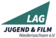 Öffnet den Servicebereich "Über diese Seite". Bildbeschreibung: Logo der LAG Jugend & Film Niedersachsen e. V.